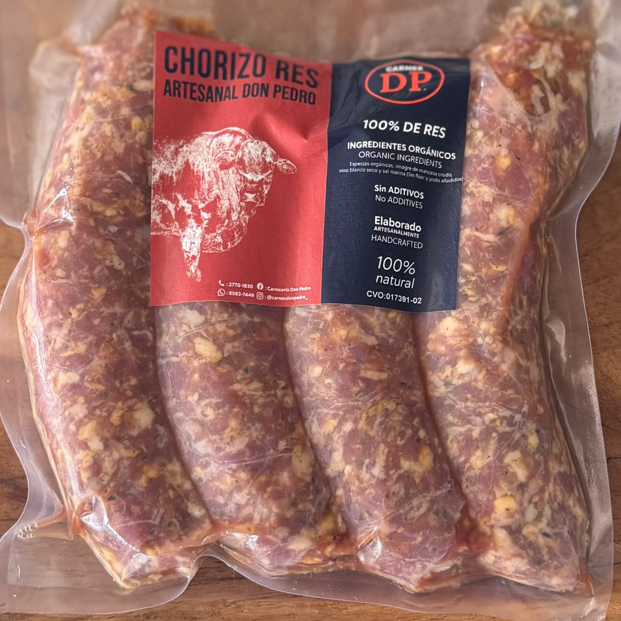Chorizo de Res 