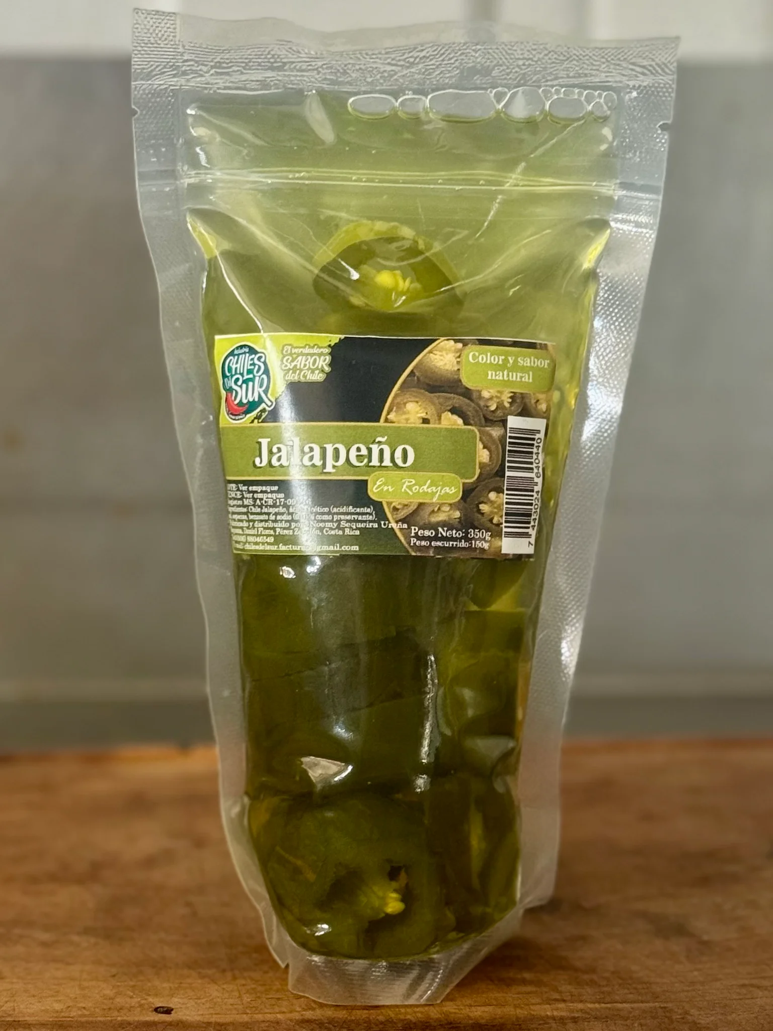 Jalapeño en Rodajas 350g