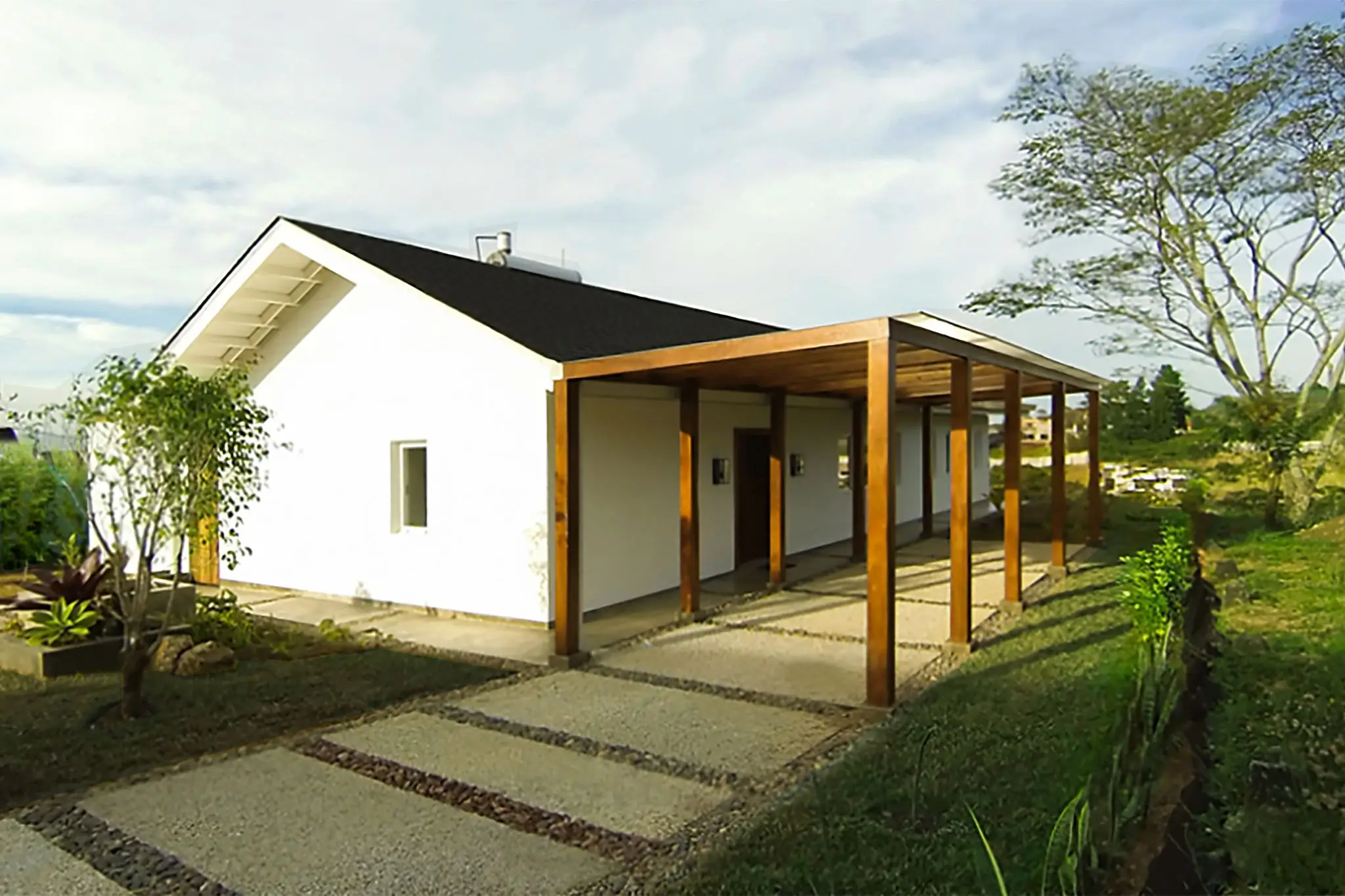 Tropical chalet-style house with an incredible sunrise view. - image 3