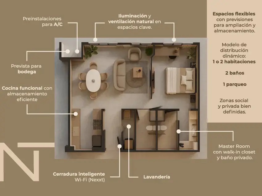 Preventa / Apartamentos de Lujo en Condominio NOVATIBAS, San José - image 4